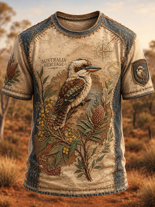 Men's Australian Animals Short Sleeves T-Shirt