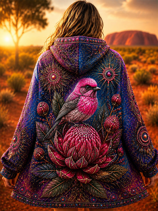Women's Australian Animals Zip-Up Hoodie