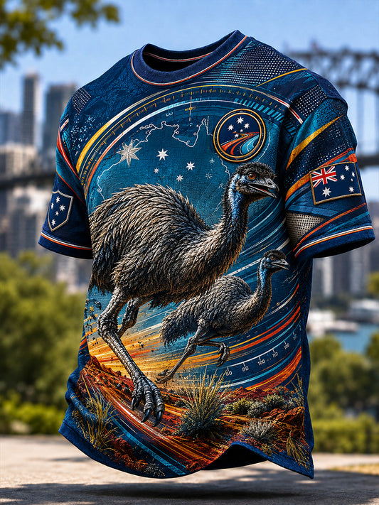 Men's Australian Animals Short Sleeve T-Shirt