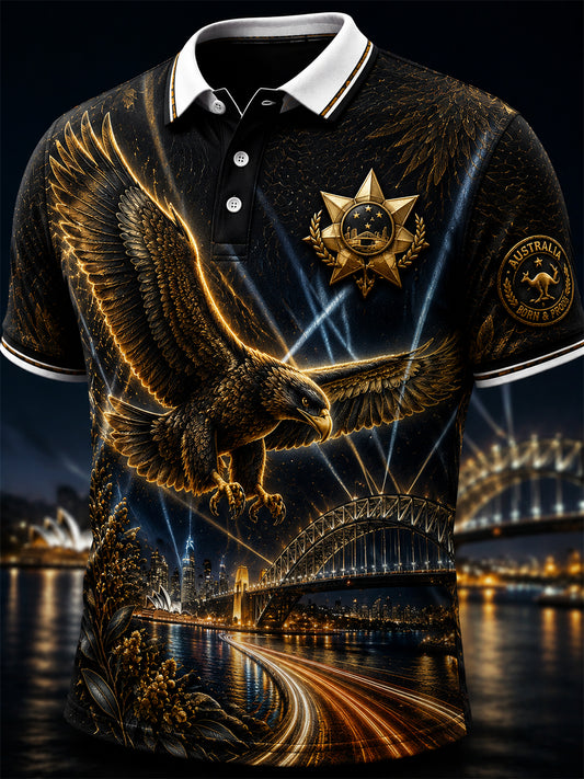 Men's Australian Animals Short Sleeve Shirt