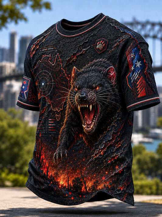 Men's Australian Animals Short Sleeve T-Shirt
