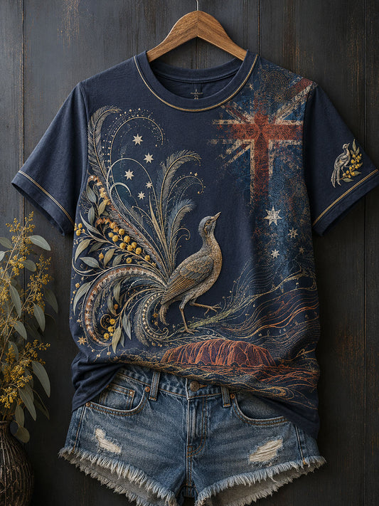Women's Australia Animal Art Printed T-shirt