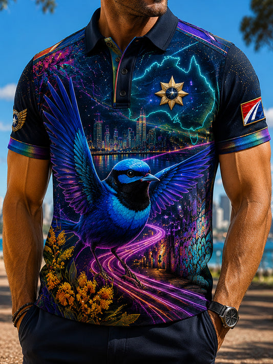 Men's Australian Animals Short Sleeve Shirt