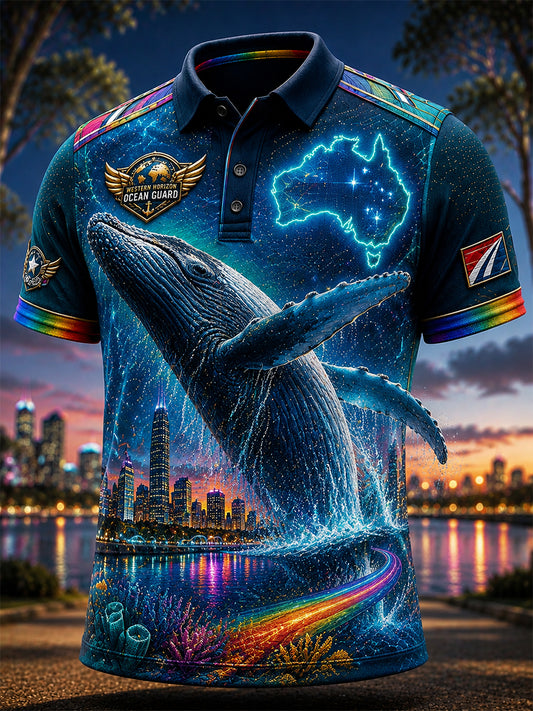 Men's Australian Animals Short Sleeve Shirt