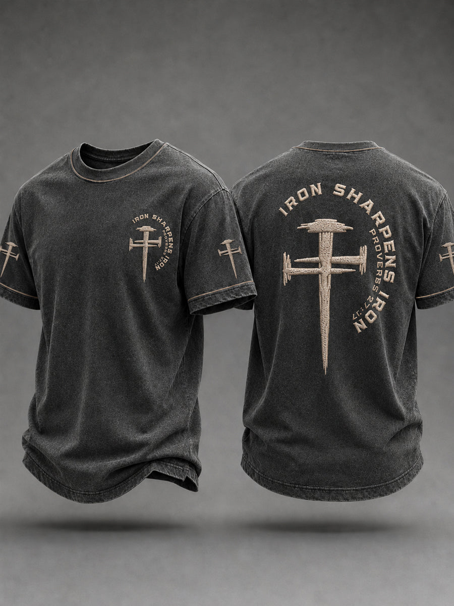 Men's Christian Iron Sharpens Iron Short Sleeve T-shirt