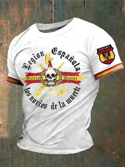 Camiseta estampada de España para hombre