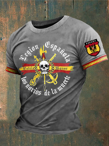 Camiseta estampada de España para hombre