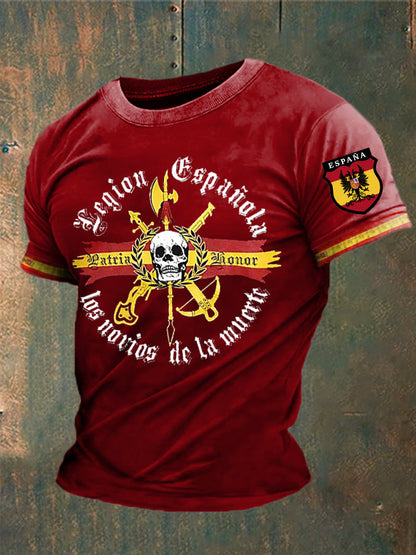 Camiseta estampada de España para hombre