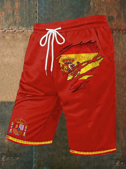 Shorts estampados de España de hombre