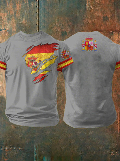 Camiseta estampada de España para hombre