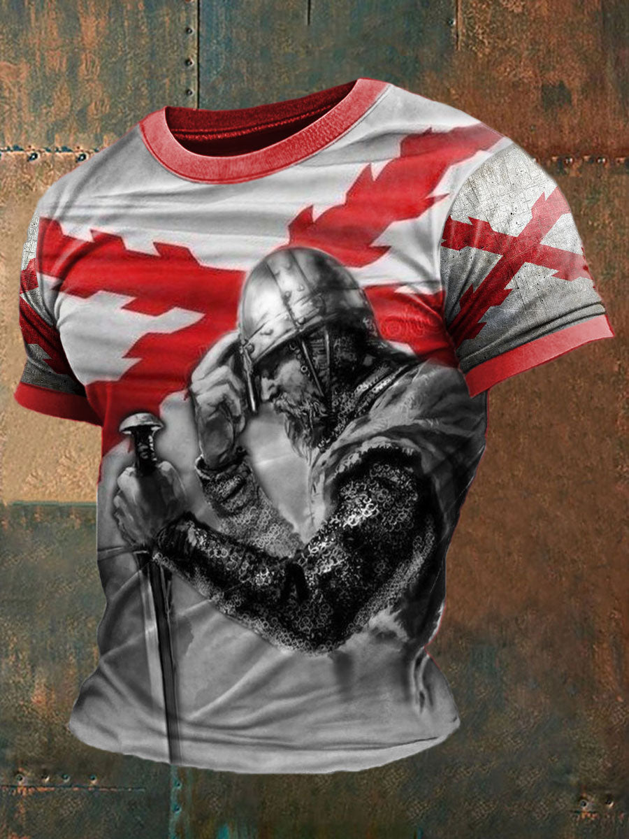 Camiseta estampada con la Cruz de Borgoña del Tercio para hombre