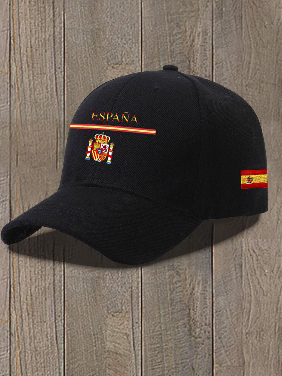 Sombrero unisex con estampado de la bandera de España