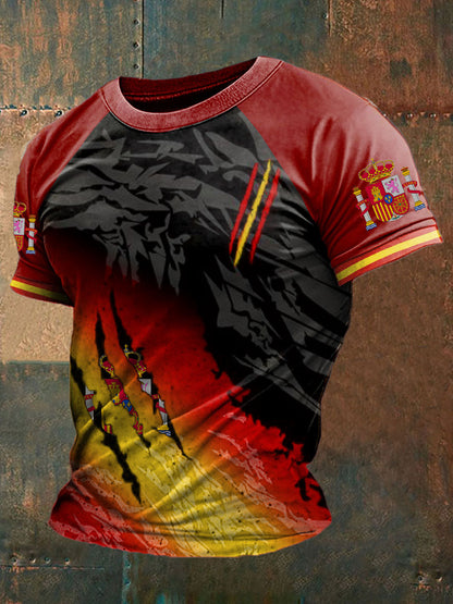 Camiseta estampada de España para hombre