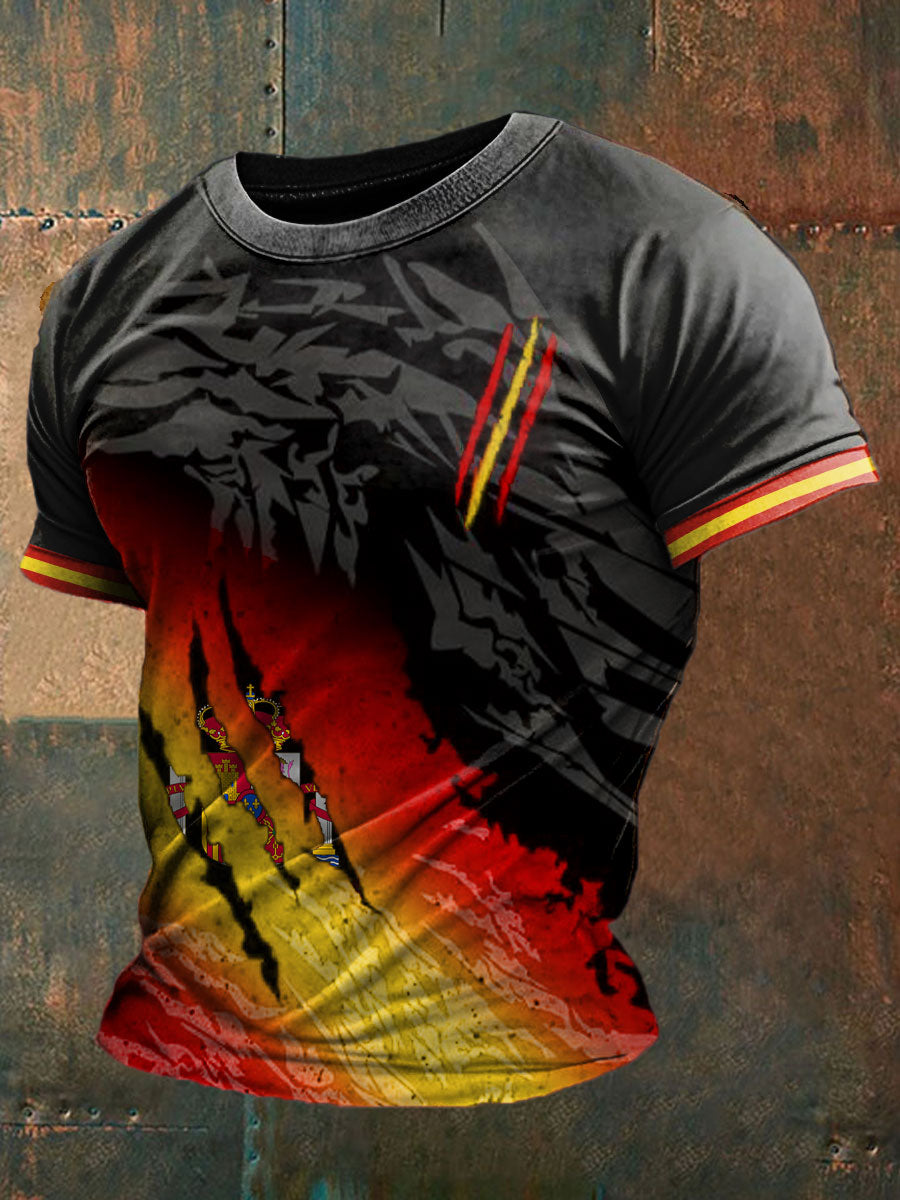 Camiseta estampada de España para hombre