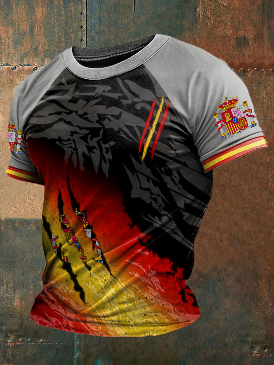 Camiseta estampada de España para hombre
