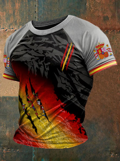 Camiseta estampada de España para hombre