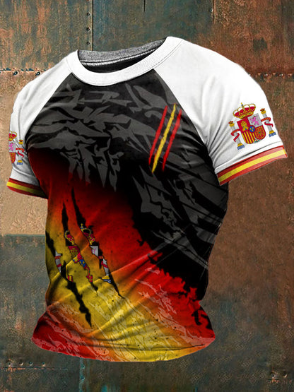 Camiseta estampada de España para hombre