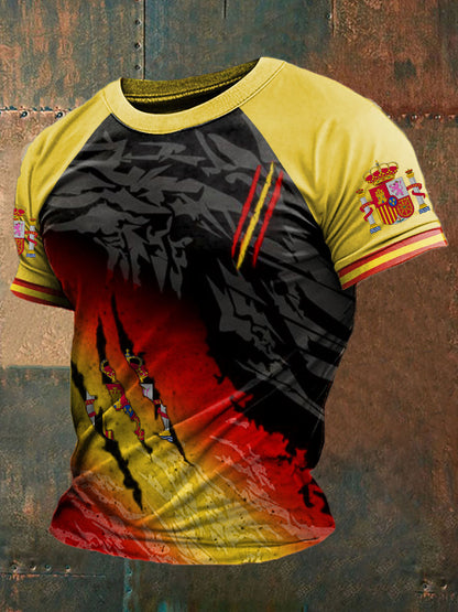 Camiseta estampada de España para hombre