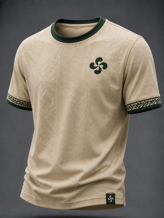 Camiseta estampada vasca para hombre