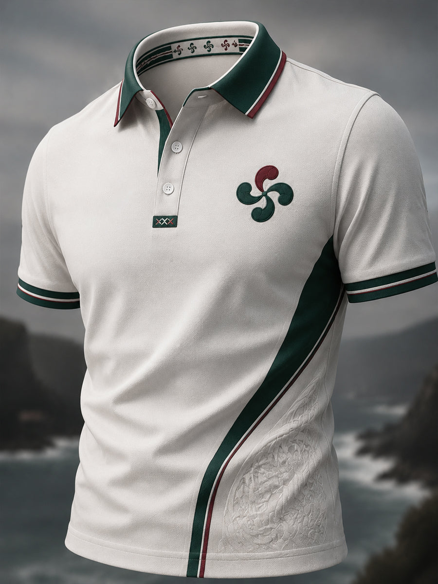 Camiseta informal con estampado del País Vasco para hombre