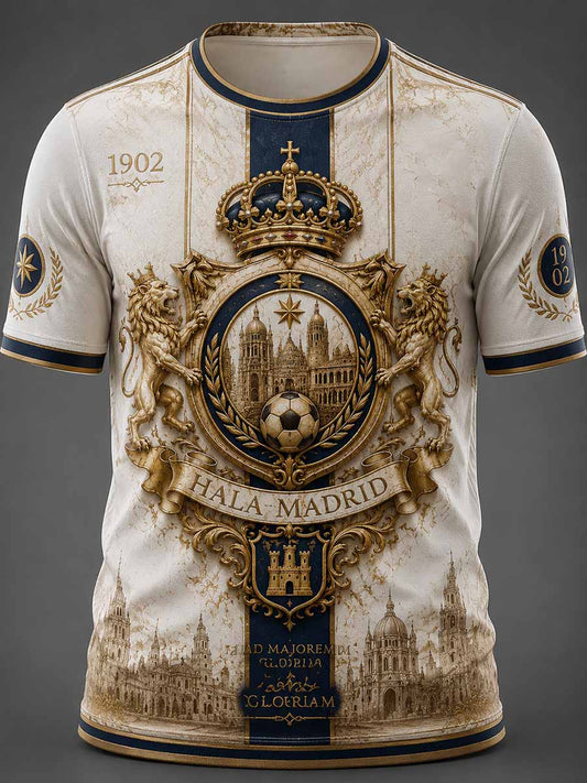 Camiseta estampada para partidos de fútbol masculino
