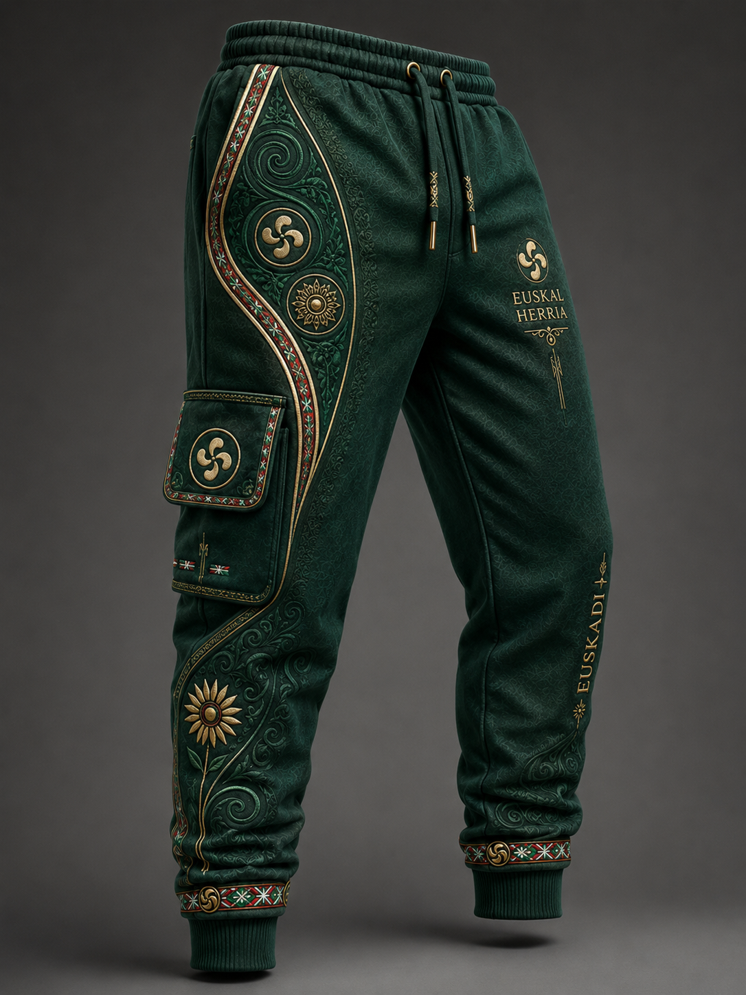 Pantalones deportivos casuales vascos para hombre