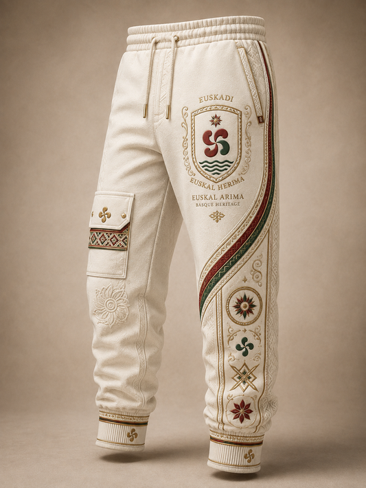 Pantalones deportivos casuales vascos para hombre