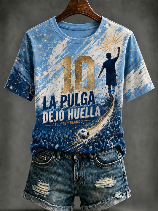 Camiseta casual de manga corta en homenaje a la leyenda del fútbol femenino