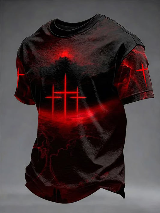 Camiseta impresa fe de los hombres