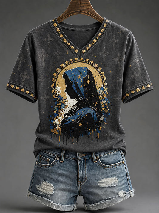 Camiseta Fe Católica para mujer