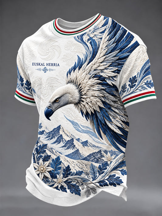 Camiseta Arte animal vasco retro
